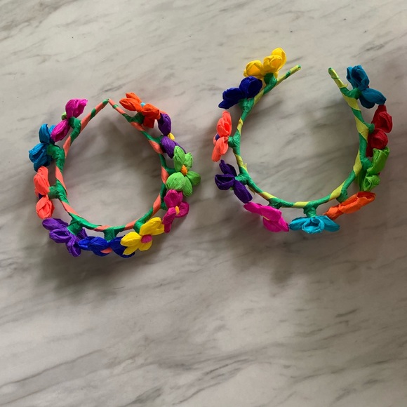 Mexican paper flowers 🌸 🌷🌺 Headband - Picture 3 of 4